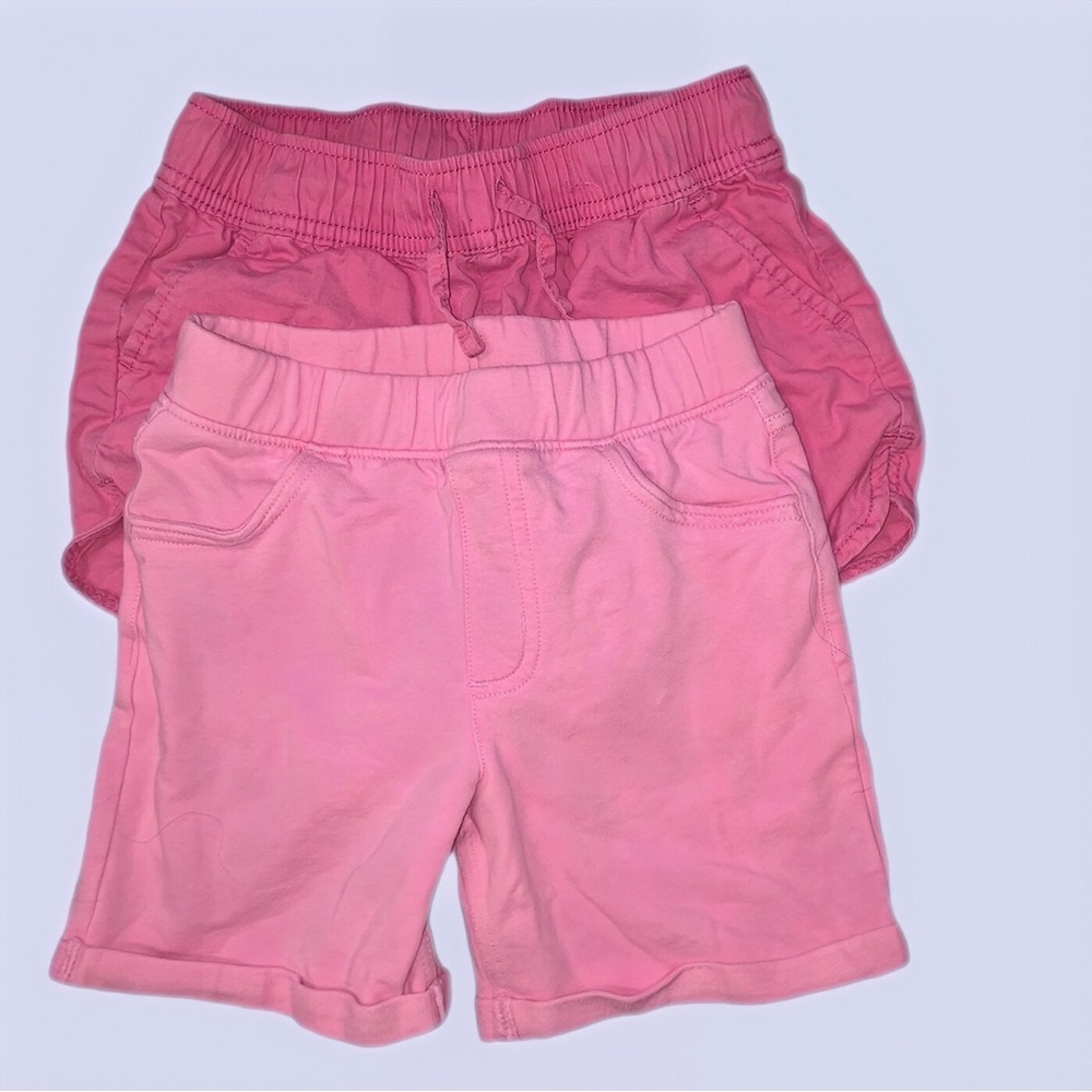 3/$15 Lot of 2 Jumping Beans Girls size 8 Pink Shorts
